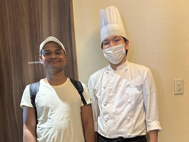 カンボジアより入国のパン職人